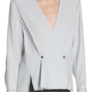 New With Tags
Rag & Bone Silver Silk Blouse
Size XS
$125
